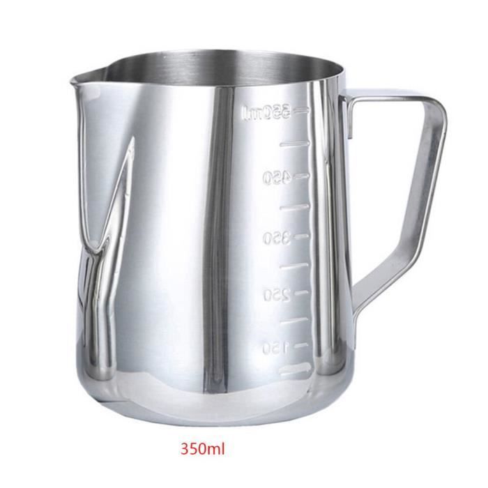 Moule,350-600-900ml acier inoxydable lait mousseur cruche expresso pichet Barista artisanat café Latte mousseur tasse - Type plum
