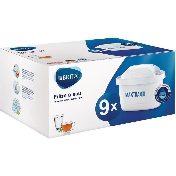 BRITA Pack de 9 cartouches MAXTRA+ pour carafes filtrantes
