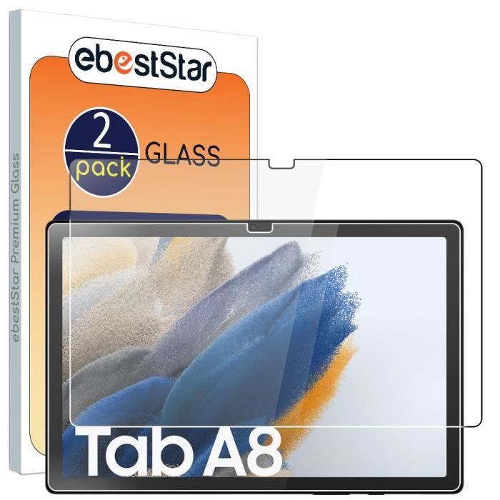 ebestStar ® pour Samsung Galaxy Tab A8 10.5 (2021) SM-X200 X205 - Pack x2 Verre trempé Protection Ecran Vitre protecteur anti casse