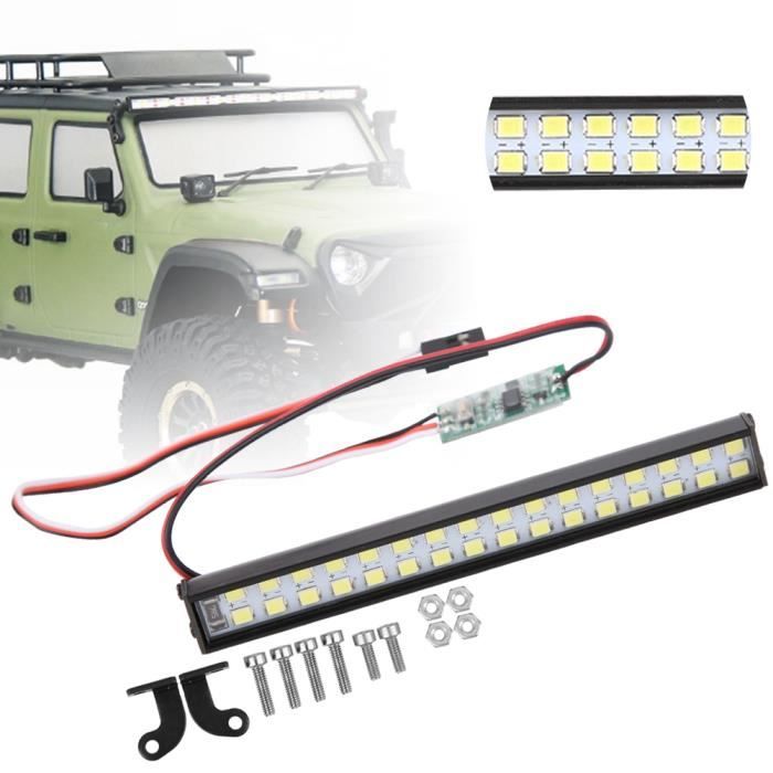 32 pièces lampe perles RC voiture toit lampe RC chenille universel LED barre lumineuse accessoire longueur 100mm-QIN