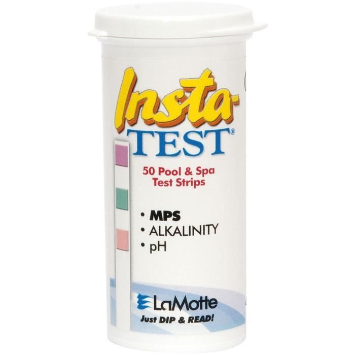 LAMOTTE Languettes analyse oxygène actif ph & tac x49
