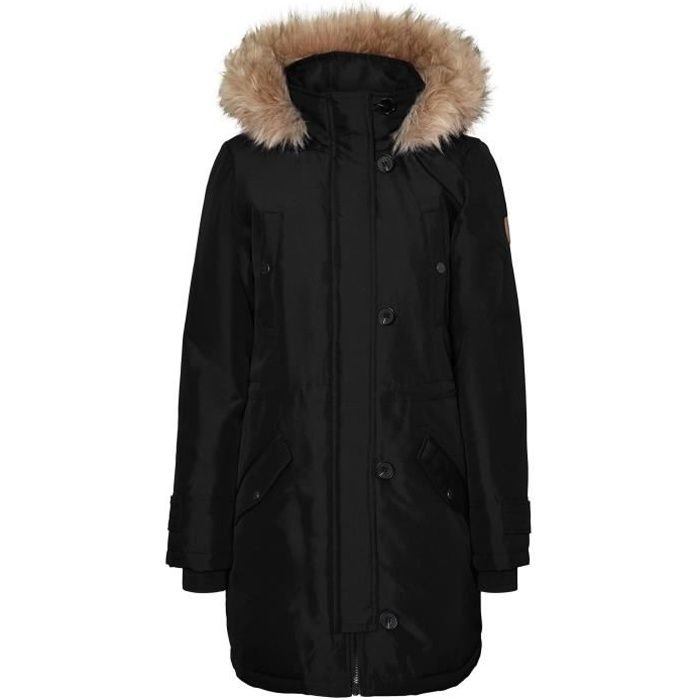 VERO MODA Parka à capuche - Femme - Noir