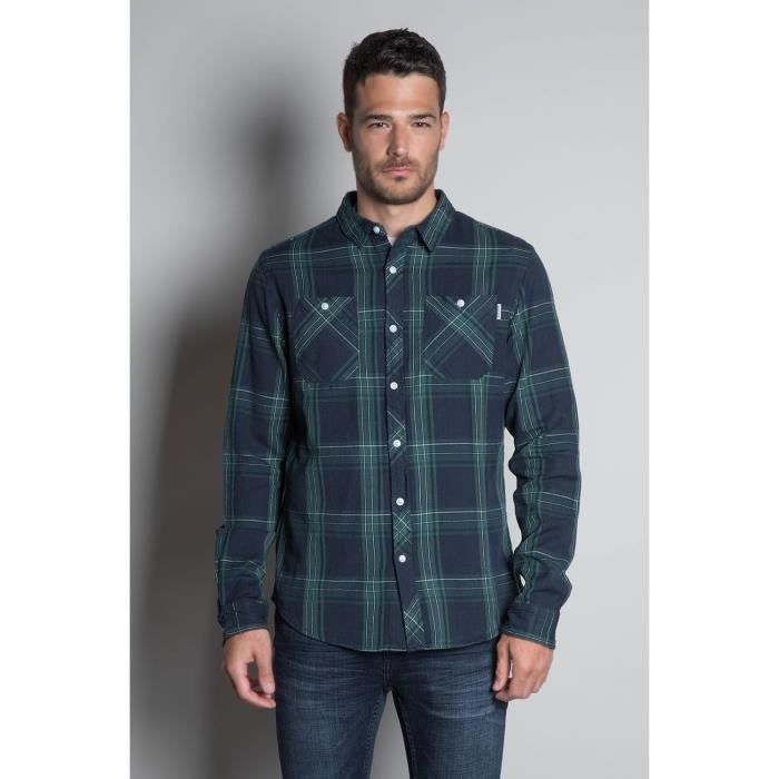 DEELUXE Chemise à carreaux HARRISON Navy