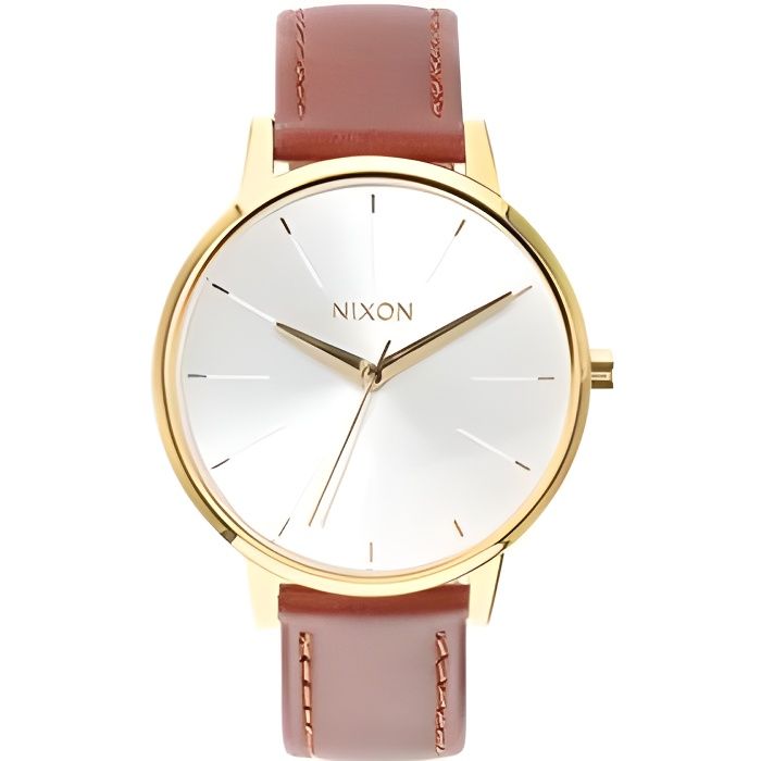 Montre NIXON / THE KENSINGTON LEATHER - Gold Sa...