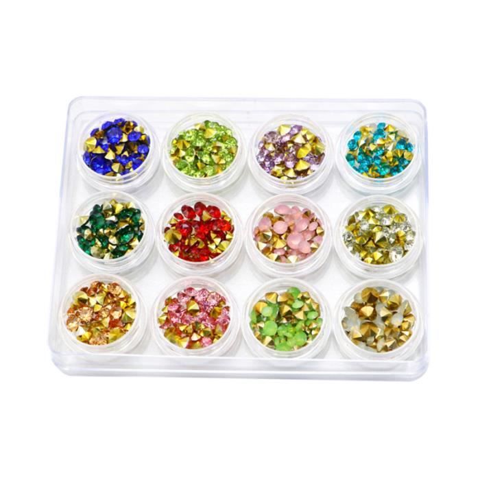 1 ensemble d'autocollants pour ongles mode manucure créative pièces brillantes Nail OUTIL DE DECOUPE DE STICKERS POUR NAIL ART
