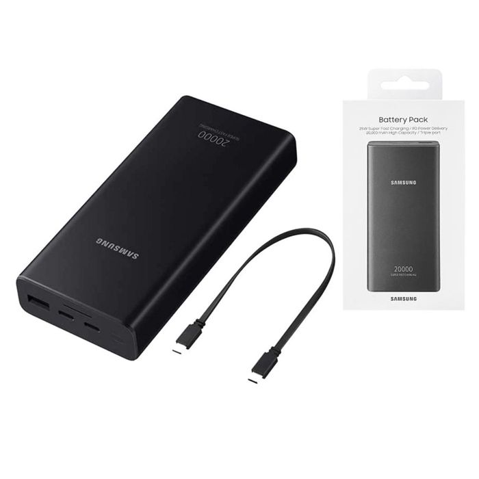 Batterie de secours 20000 mAh Charge ultra-rapide 25W Gris foncé Samsung
