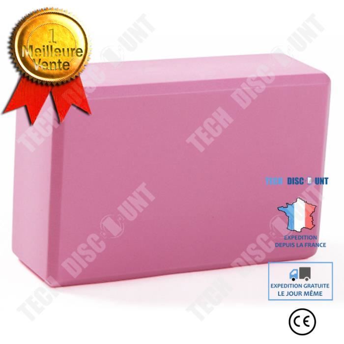 TD® Briques de yoga EVA haute densité, équipement de sport, briques d'exercice, aide au yoga robuste, antidérapante et sans odeur -p