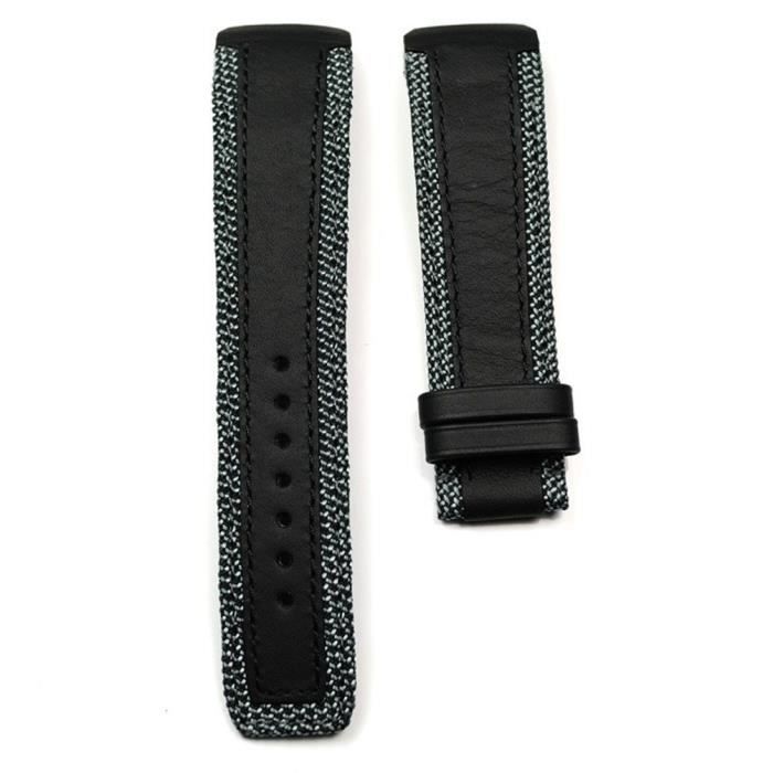 Bracelet en cuir noir T610035309 Tissot T-Touch Expert Solar T091420A 22mm