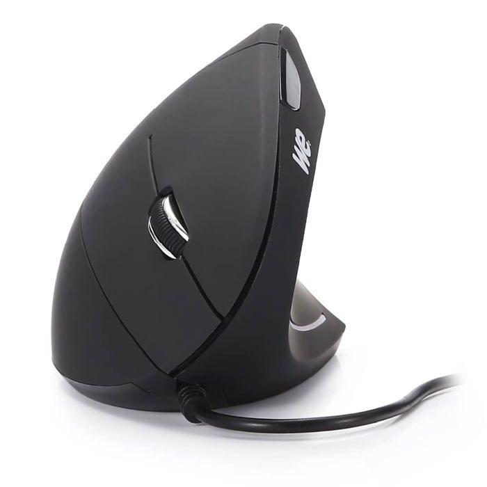 Souris verticale WE filaire Noir