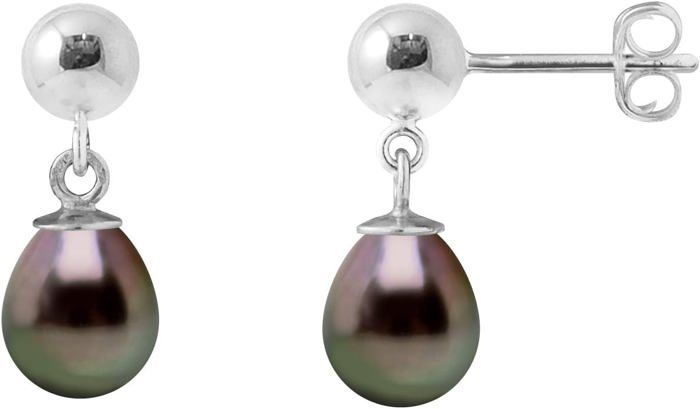 Boucles D'oreilles ZEEme Pearls - Argent Sterling 925, Perle De Culture D'eau Douce, Coffret Cadeau