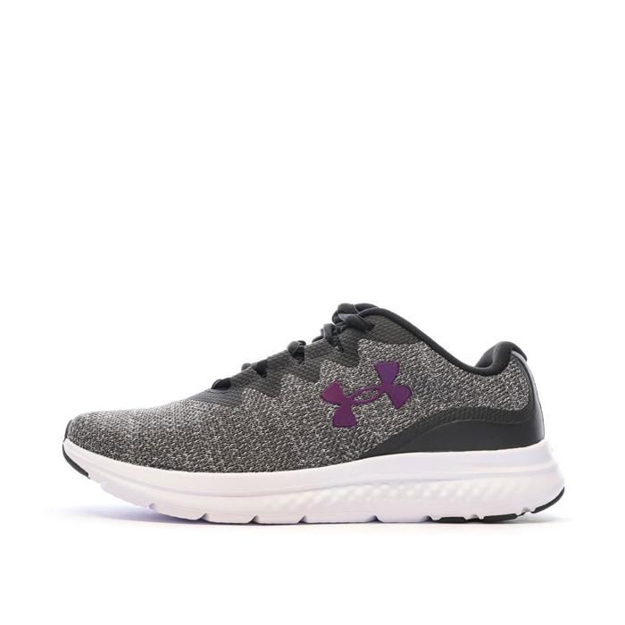 Chaussures de running Grises/Violettes Femme Under Armour Charged