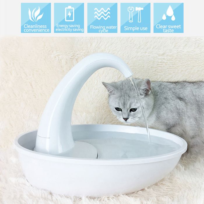 Meilleurs prix pour Fontaine à eau pour animaux de compagnie Swan fontaine à eau électronique automatique silencieuse pour chats et chiens