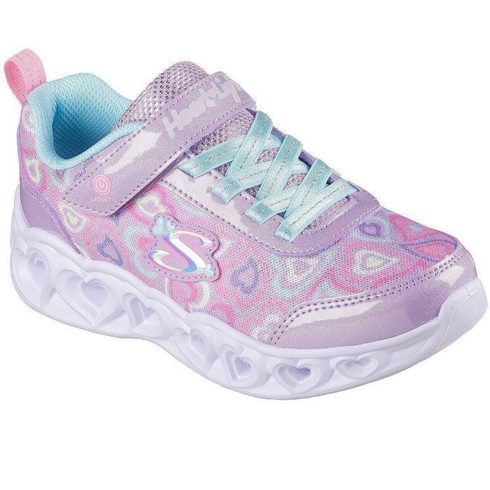 Skechers Baskets Skechers Heart Lights - Boogie Love Violet Fille
