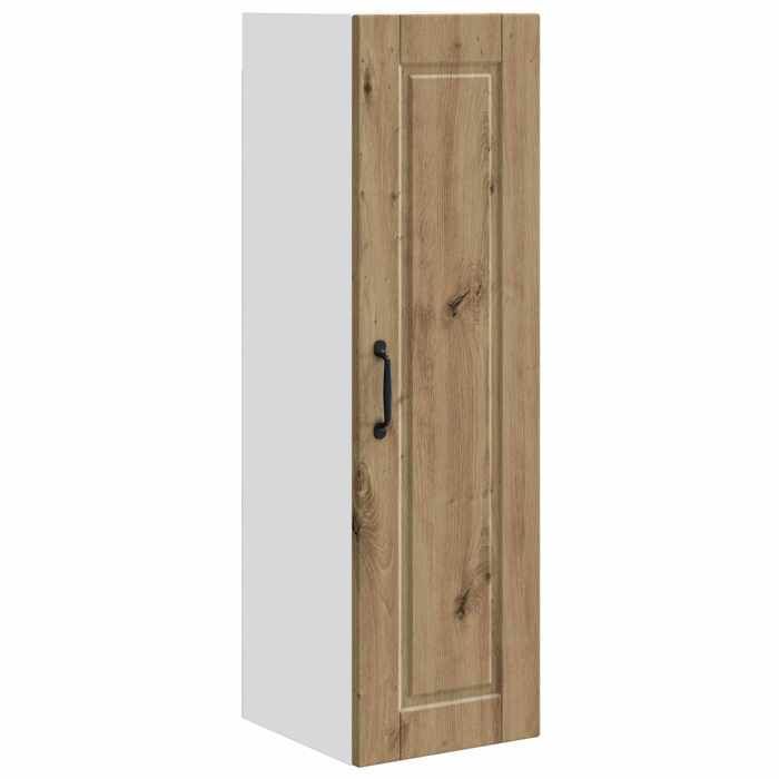 Sarazyj®Buffet de Cuisine KENNETH - Armoire Bas/Colonne/ Armoire de cuisine - avec porte Chêne artisanal 30x31x100cm - 676390