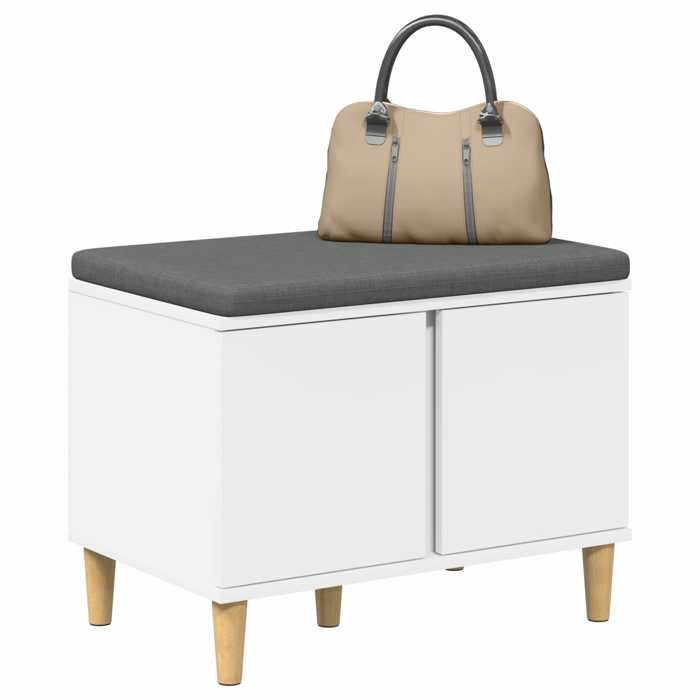 Black FridayBanc dentrée/salon - Banquette pour couloir 1/2 Personnes - avec coussin avec stockage Blanc 60 x 38 x 46 cm 03_46786 Black FridayBanc dentrée/salon - Banquette pour couloir 1/2 Personnes - avec coussin avec stockage Blanc 60 x 38 x 46 cm 03_46786