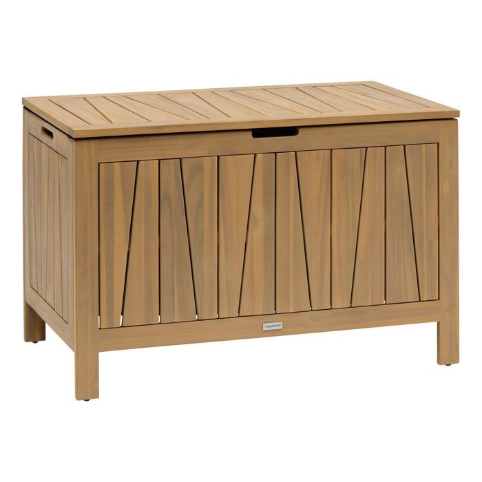 Hespéride - Coffre rangement de jardin en acacia LODGIA - 165 L - Marron
