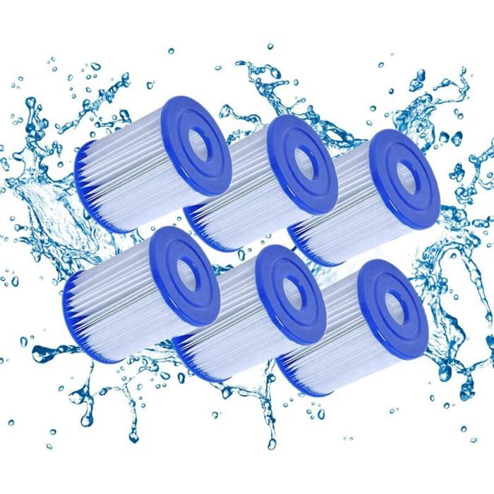 Cartouche filtrante Bestway taille I pour piscines cartouche de rechange Bestway Easy Set pour piscines (6 pièces)