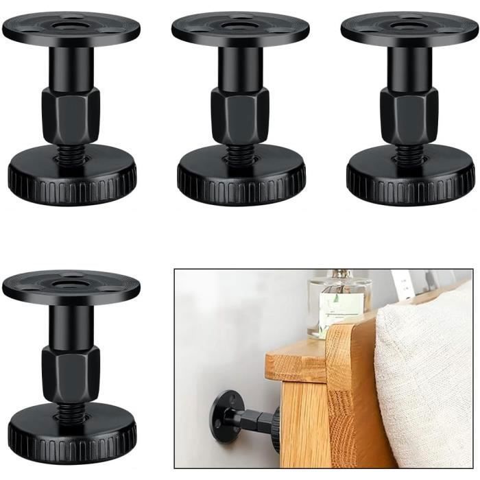4Pcs Support de Tête de Lit Fileté Réglable Stabilisateur de Cadre de Lit Réglable Outil de Stabilisateur de Cadre m PIED DE MEUBLE