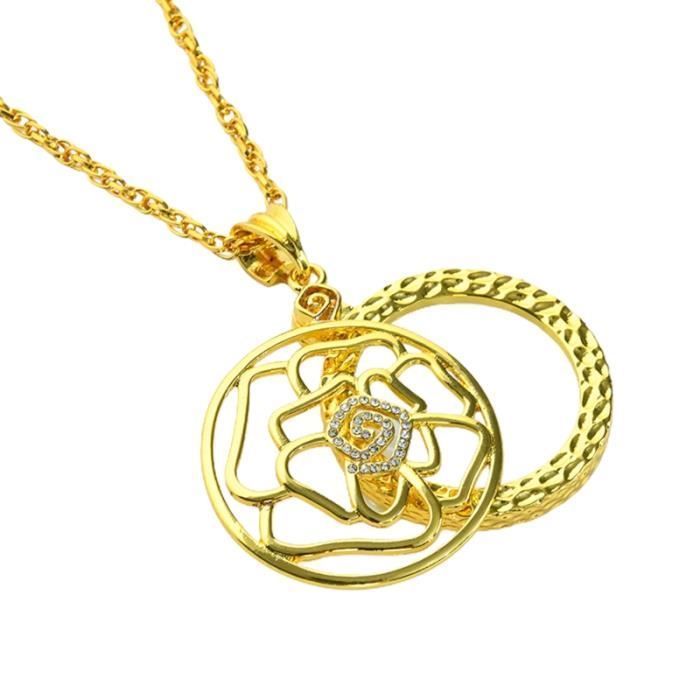 Collier pendentif loupe vintage, loupe en métal, cadeau de grand-mère, livraison directe 1420 Collier pendentif loupe vintage, loupe en métal, cadeau de grand-mère, livraison directe 1420