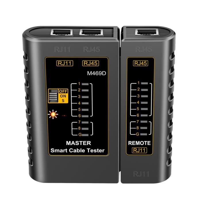 Kit D'outils De Réparation Réseau Professionnel RJ45, Complet Avec Testeur Outil De Sertissage Rj45