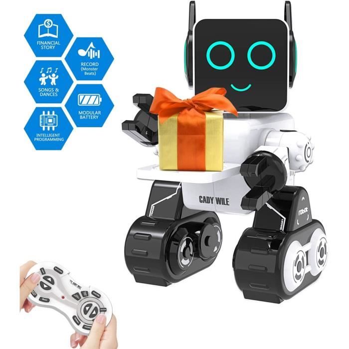 Jouet robot intelligent pour enfants, robot à fonction tactile
