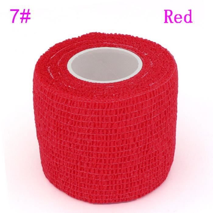 7.5cm X 4.8m-Rouge-Bande Adhésive Colorée, Bandage Élastique ...