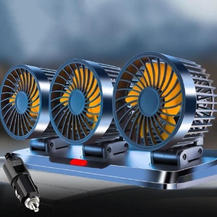 Ventilateur De Siège D'auto 6.89x2.95x1.34 Portable 3 Vitesses De Vent Usb Charges 5v 2a Eventail Des Ventilateurs Voiture Refroidissement Avec Ceinture Elastique Pour Suv Rv Camion 87931910