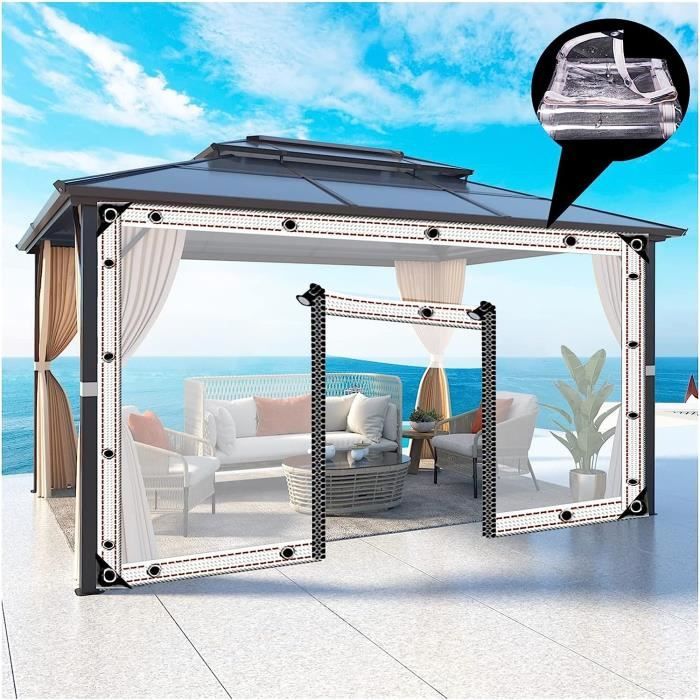 Bâche De Toit Imperméable Pour Camping-car, Caravane Ou Fourgon - Tissu Oxford Renforcé, Taille 5x3 M, Protection Vent/pluie/neige