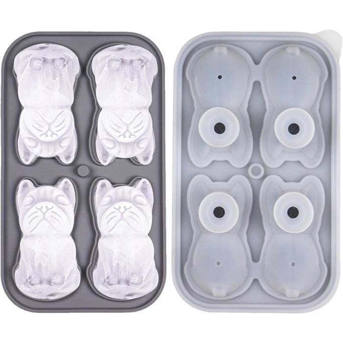 YOSOO Moule à Glace En Silicone 24 Cavités Pour Glace Maison - Bleu