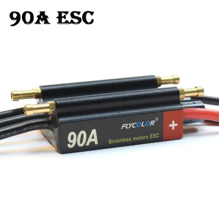 Contrôleur ESC 120A Sans Balais Pour Avion RC - Avec BEC 5A, 6-22,2V (LOVIVER)