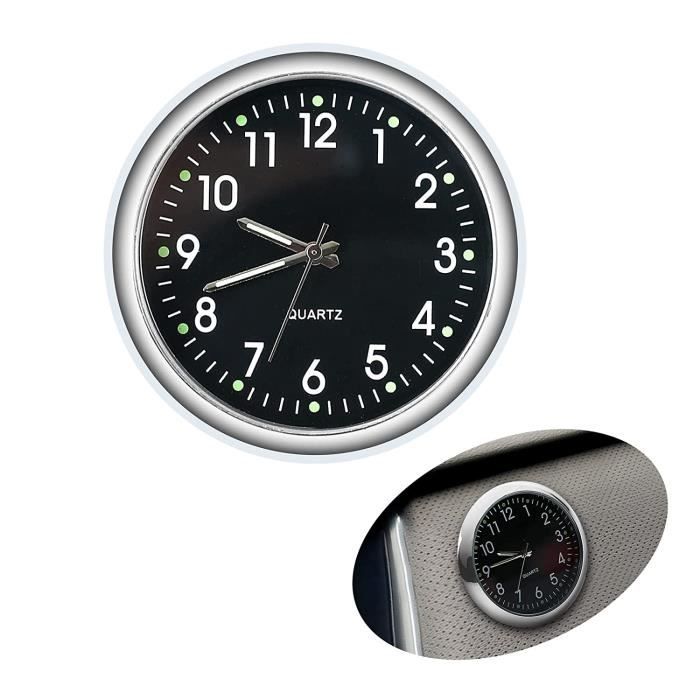 Milisten 3 Pièces Horloge De Voiture Tableau De Bord Petite Horloge  Digitale Pour Voiture Petite Horloge Pour Horloge Murale De Voiture Coller