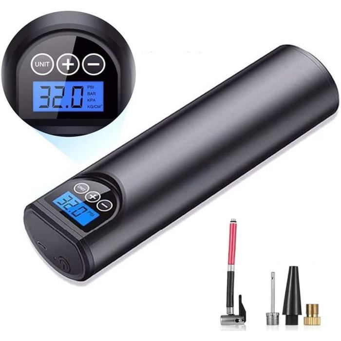 Pompe à Air Portable 150 PSI - Gonfleur Pneus Voiture, Vélo, Ballons - Batterie 8000mAh, écran LED