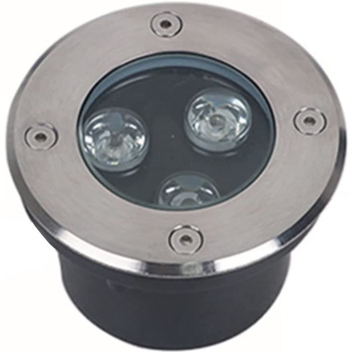 LED UltraMince Spot pour Terrasse 3W Spot LED Exterieur Encastrable