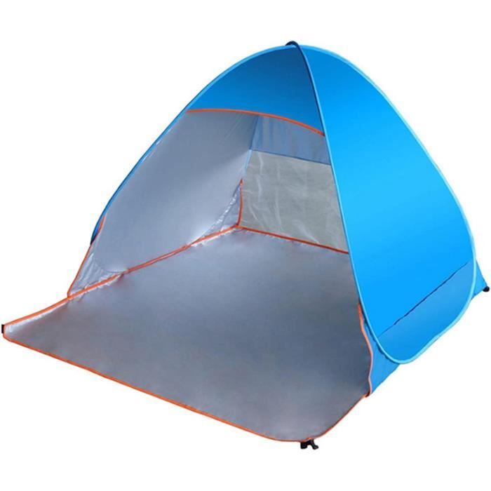 Parasol de Plage, Grande Tente auvent Pare-Soleil Ensemble portatif