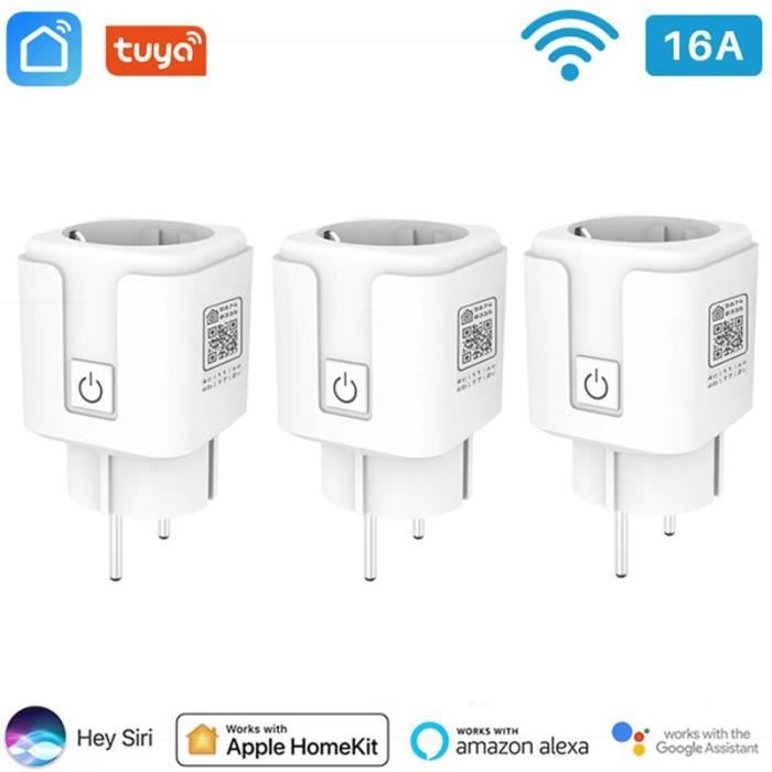 Pack De 3 Prises Connectées Geeni DOT - Contrôle Wi-Fi, Alexa, Google Assistant - Programmez Et économisez !