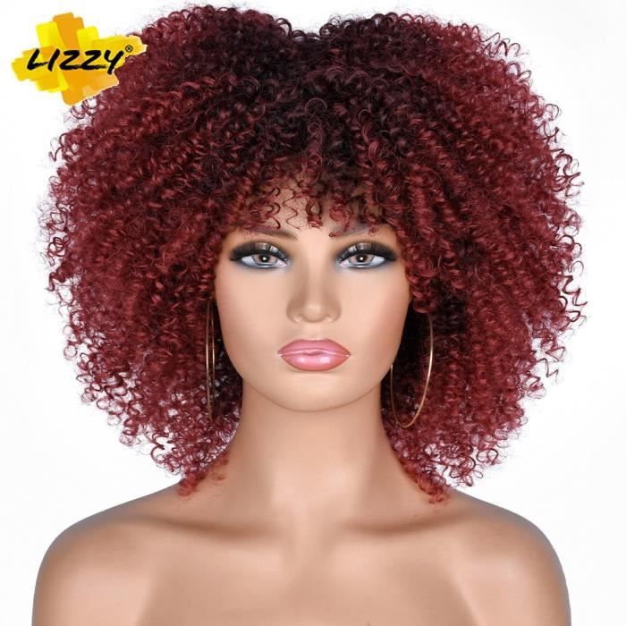 Perruque,Style1--GNIMEGIL Perruque Synthétique Courte Bouclée pour Femme, Cheveux Naturels Perruque,Style1--GNIMEGIL Perruque Synthétique Courte Bouclée pour Femme, Cheveux Naturels