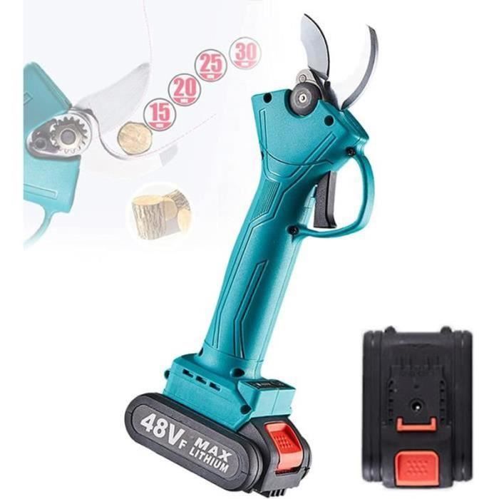 HLILY Sécateur électrique Sans Fil De Jardin, 21V Élagueur De