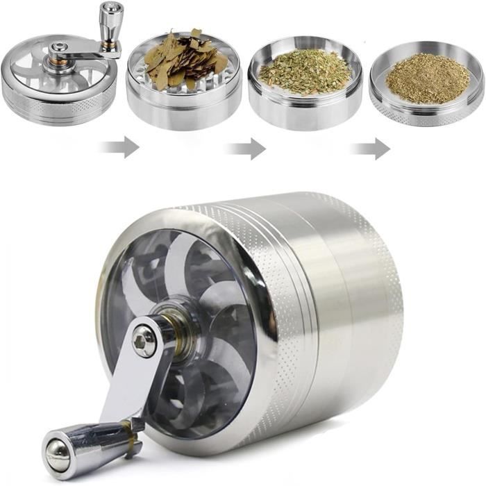 ILC Grinder Pour Spice, Herb Moulin Broyeur Avec Pollen