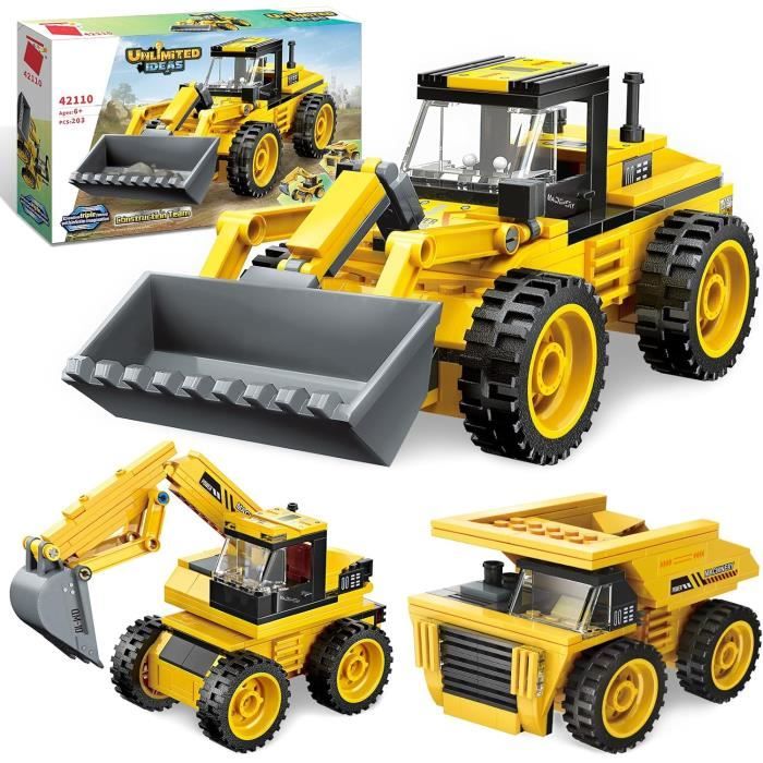 DRIVEN Par Battat – Bulldozer Taille Moyenne – Pelle, Gratte Et Son Moteur – Jouet Construction Réaliste Dès 3 Ans