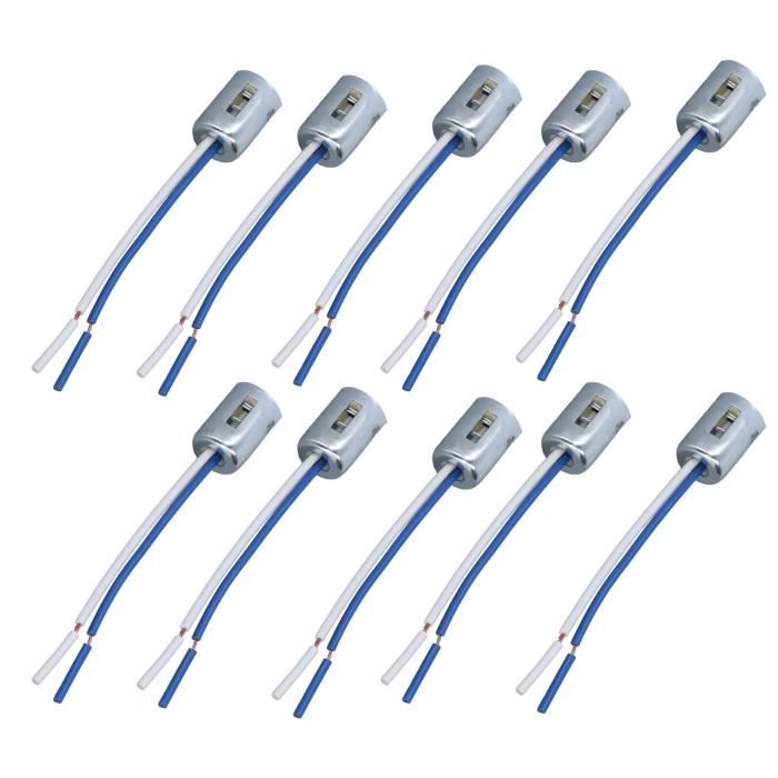 Lot De 2 Supports D'ampoule Feu Arrière Avec Faisceaux Câbles - Pour Ford Transit MK6 MK7 2000-2014 - Références 1681537