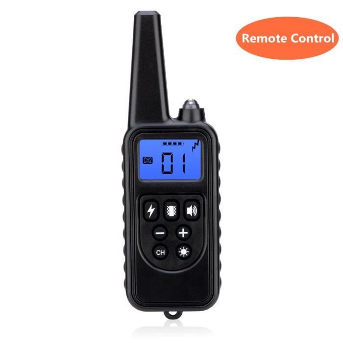 800m Dog Training Collar Pet Electric Shocker Anti Barking Device