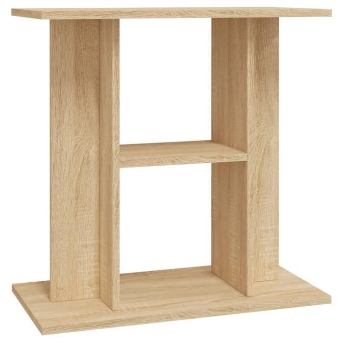 Comparer les prix de DIOCHE Support pour aquarium chêne sonoma 60x30x60cm bois d'ingénierie - YW Tech 7809686970897
