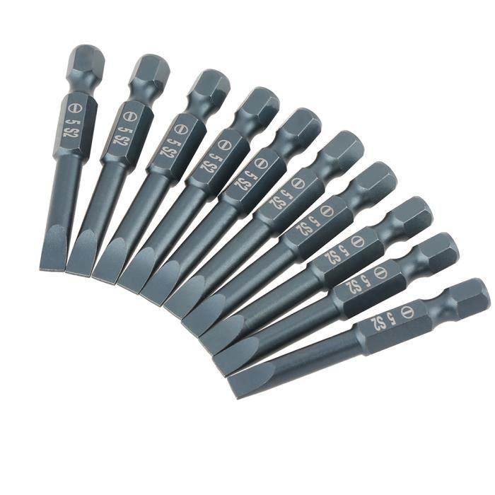 ZXQC Jeu De Mèches De Tournevis Magnétiques De 100 Mm De Long 1-4, améliorée et