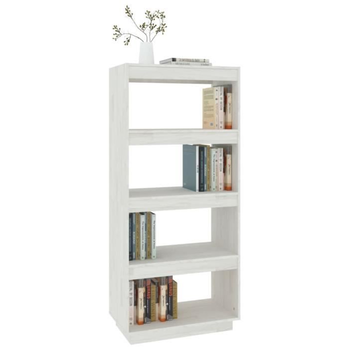 Étagère bibliothèque séparateur de pièce style industriel en escalier 5 étagères dim. 102L x 30l x 160H cm acier noir panneaux particules aspect vieux bois chêne