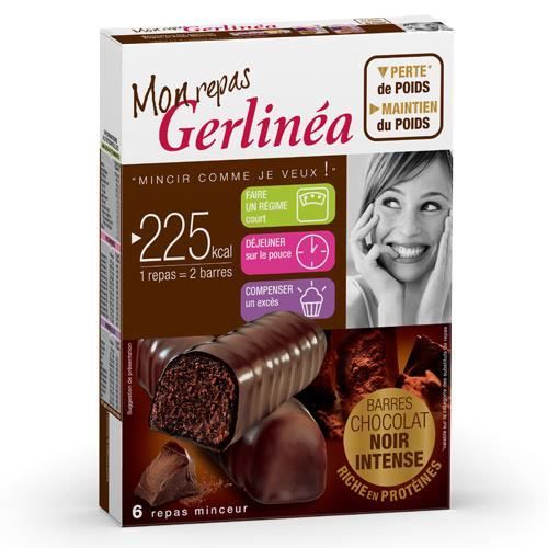GERLINEA Barres chocolatées substitut de repas pour ... GERLINEA Barres chocolatées substitut de repas pour ...
