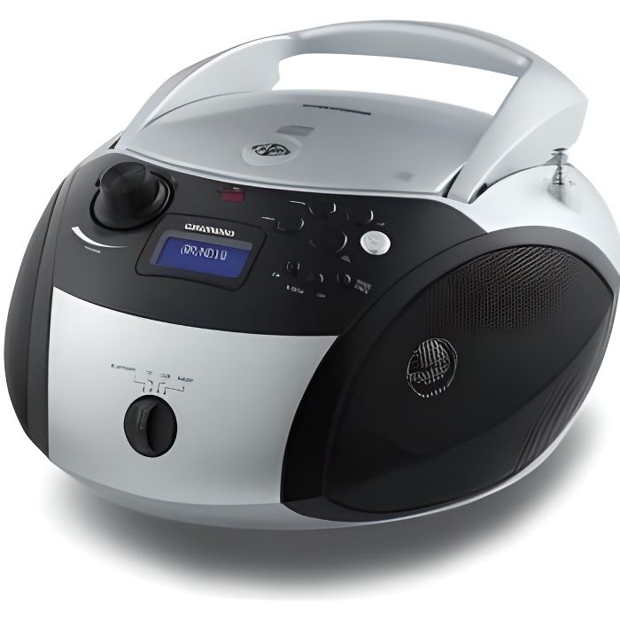Radio CD Tuner FM Digital PLL-3WRMS-Bluetooth-CD Compatible MP3-Grundig RCD1500BTS