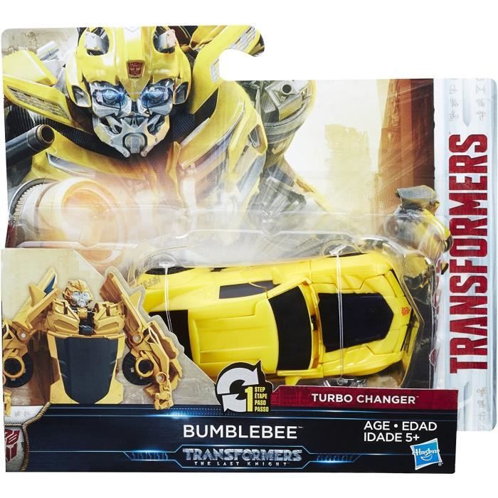Tableau Bumblebee Transformers - 4 Parties, Voiture De Sport, 131x62cm, Prêt à Accrocher