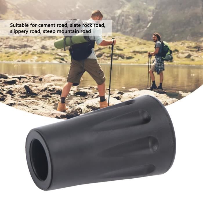 Lot 4 Paires Embouts Bâtons Randonnée - Protections Antidérapantes Pour Bâtons De Marche Et Trekking