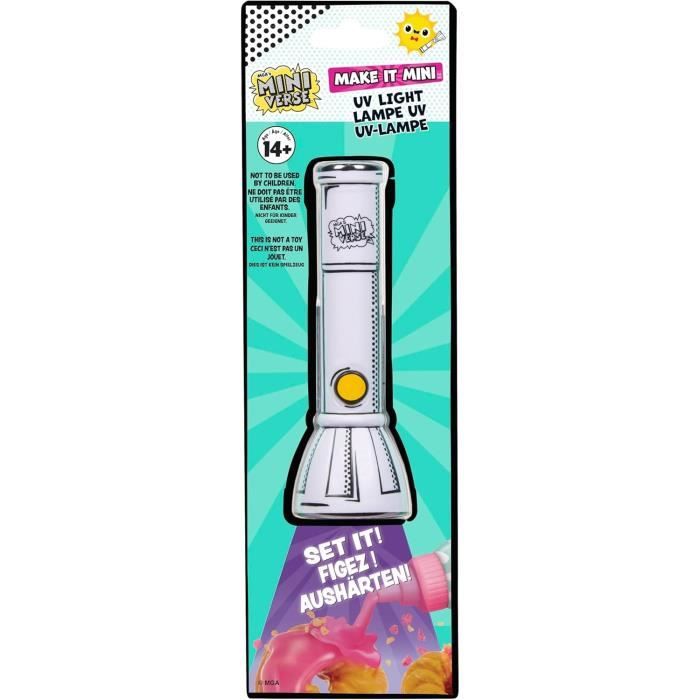 MGA Miniverse - Lampe à U.V. -Sèche tes créations en résine -1 secondes - 8 ans et plus - Aléatoire