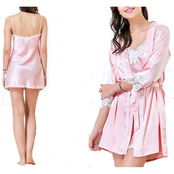 robe nuisette rose